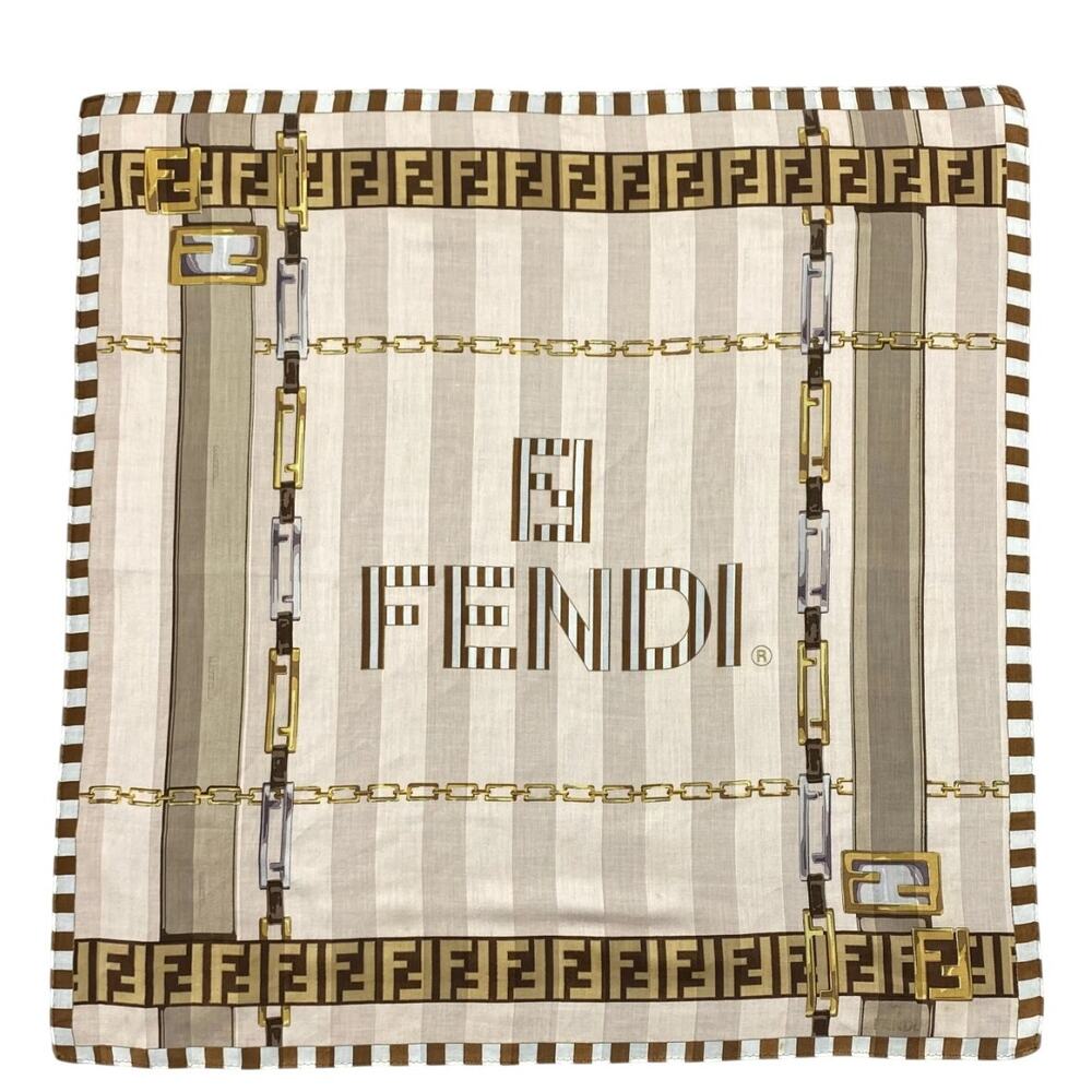 Fendi Cotton Scarf w/Box